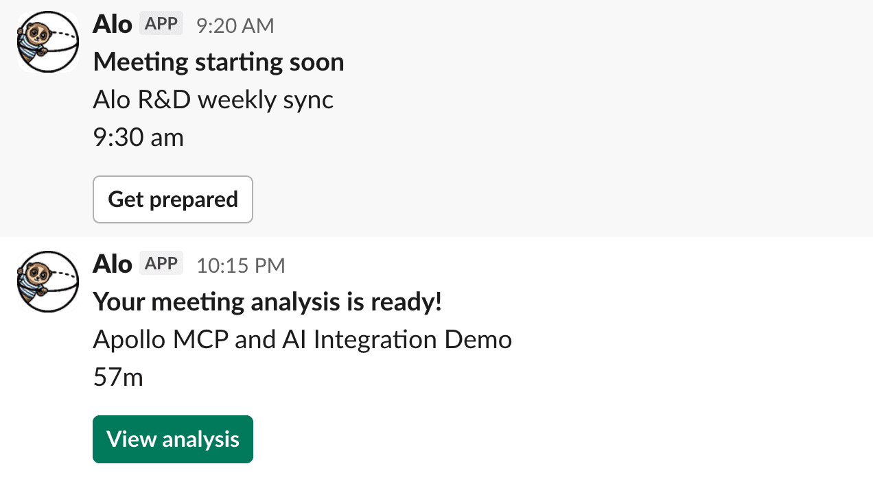 Your brief lands in Slack.